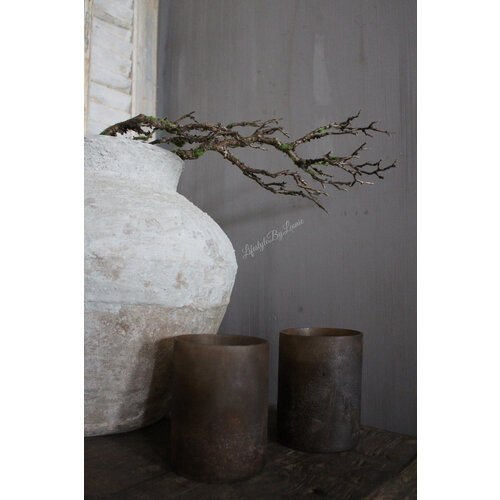 Windlicht cilinder Roest 10 x 14 cm  Windlicht cilinder Roest 10 x 14 cm