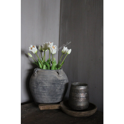 Bos bloeiende namaak Tulpen White 45 cm 