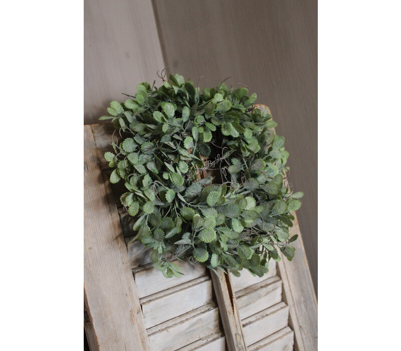Namaak groene krans Salvia 26 cm