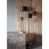 Aura Peeperkorn lamp met hardstenen voet grijs 55 cm