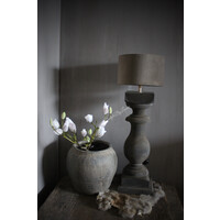 Baluster lampvoet Ruby antique grey
