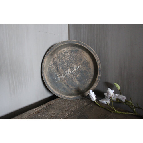 Rond houten bakje Yudi 25 x 4 cm 