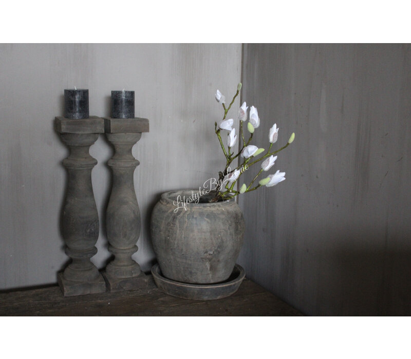 Rond houten bakje Yudi 25 x 4 cm