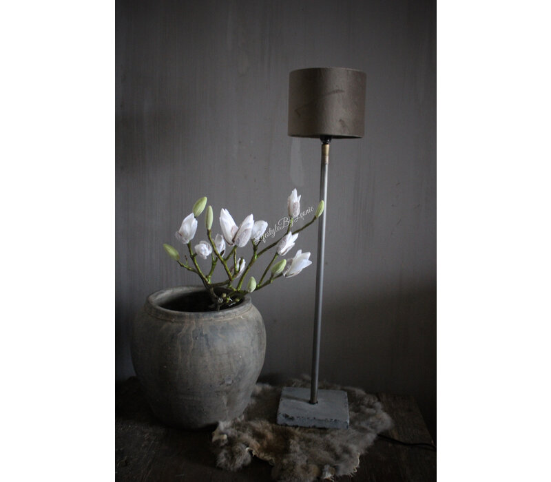 Namaak Magnolia tak in knop wit 73 cm
