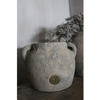 Brynxz kruik met 2 oren Rustic 19 x 14 cm