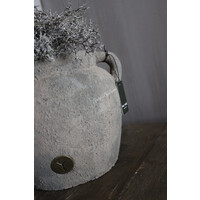 Brynxz kruik met 2 oren Rustic 19 x 14 cm