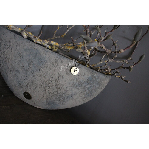 Brynxz planter oval conic Rustic 43 x 20 x 16 cm 