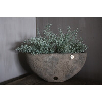Brynxz planter oval conic Rustic 43 x 20 x 16 cm