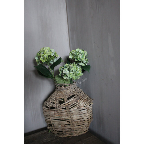 Namaak Hortensia Macrophylla groen 65 cm 