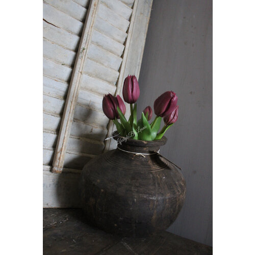 Bosje namaak tulpen Mauve 30 cm 
