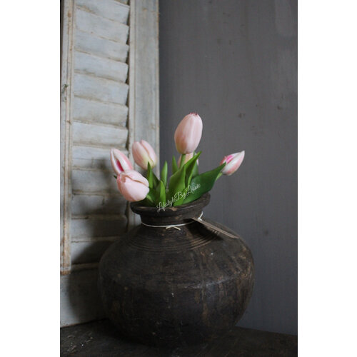 Bosje namaak tulpen Light pink 30 cm 