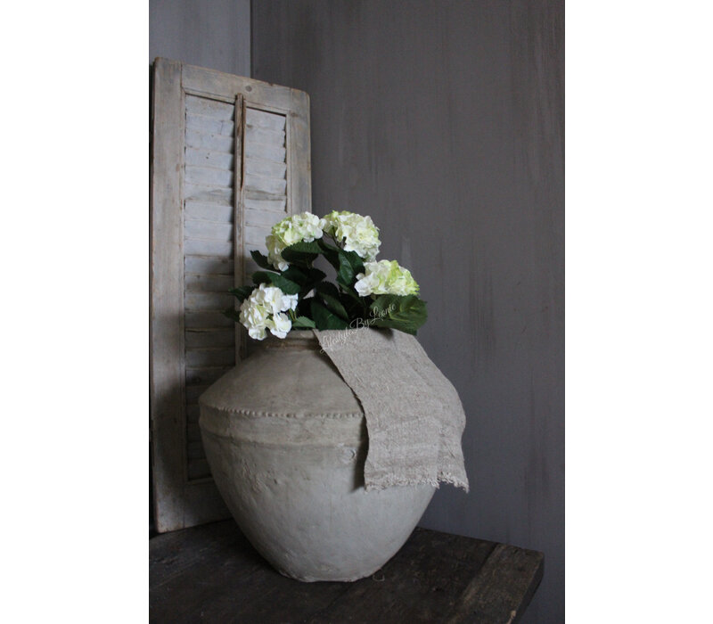 Namaak Hortensia in pot white/green 36 cm