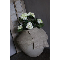 Namaak Hortensia in pot white/green 36 cm