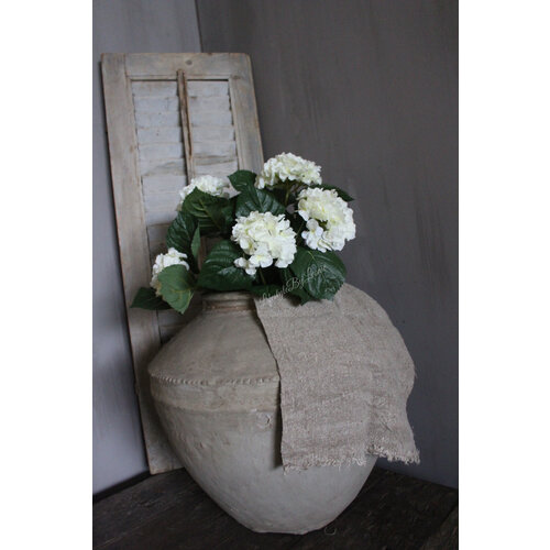 Namaak Hortensia in pot white 36 cm 