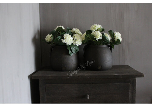 Brynxz Brynxz planter boost met 2 oren Brown 28 cm