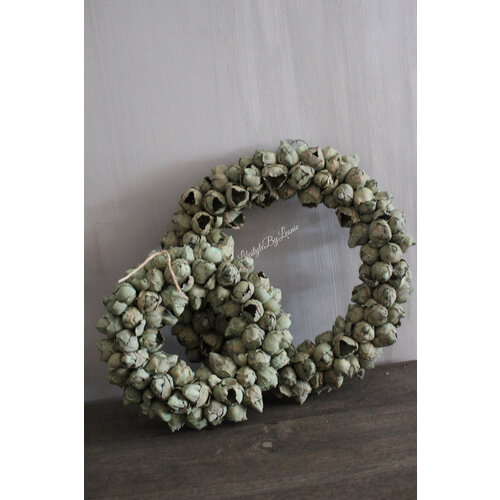 Krans Coco fruit thin Laurel green 20 cm 