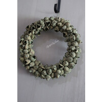 Krans Coco fruit thin Laurel green 30 cm