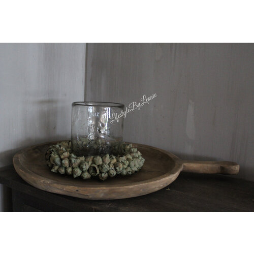 Krans Coco fruit thin Laurel green 30 cm 