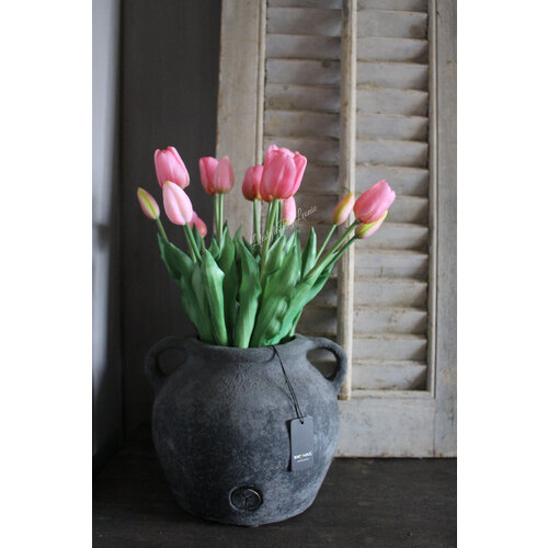 Bosje real touch Tulpen candy pink 40 cm 
