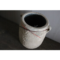 Brynxz stenen pot Rustic 2 ears rope 22 x 20 cm
