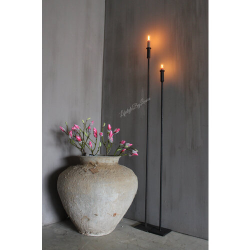 Namaak Magnolia tak in knop donkerroze 73 cm 