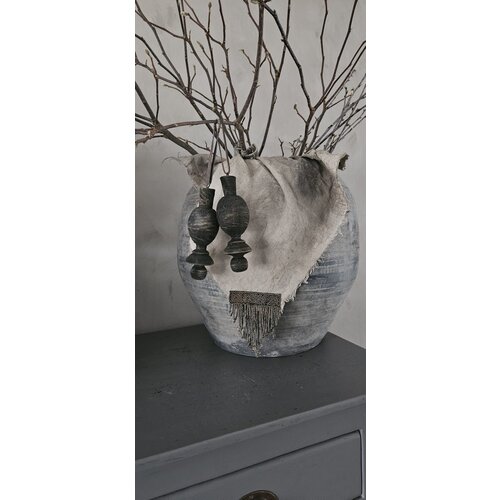 Sober houten klosje Black wash 