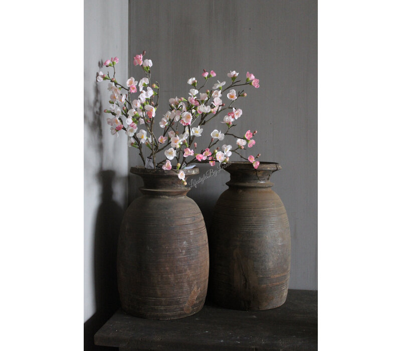 Zijden bloesem tak Quinn light pink 70 cm