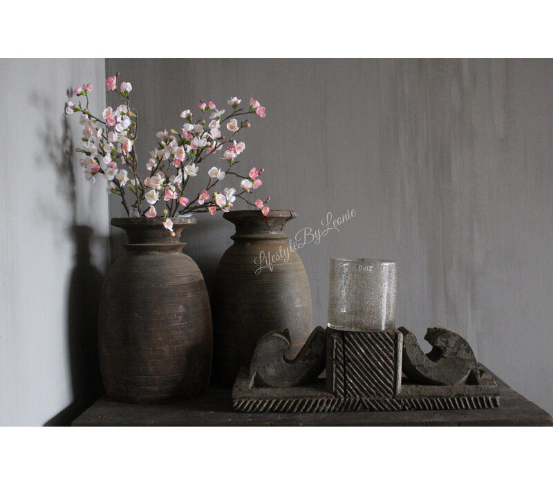 Zijden bloesem tak Quinn light pink 70 cm