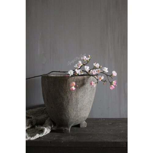 Zijden bloesem tak Quinn light pink 70 cm 