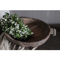 Groene toef met wit Gipskruid 30 cm