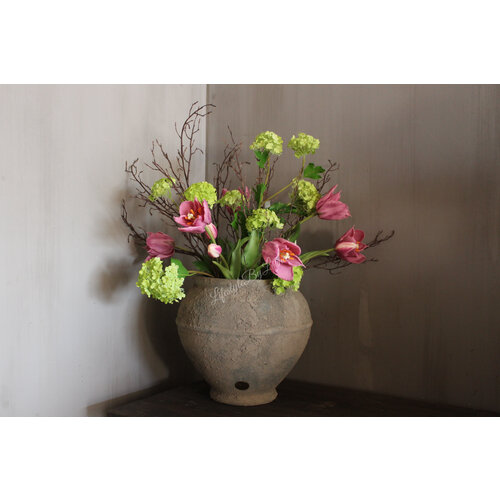 Namaak boeket Tulpen soft purple 48 cm 