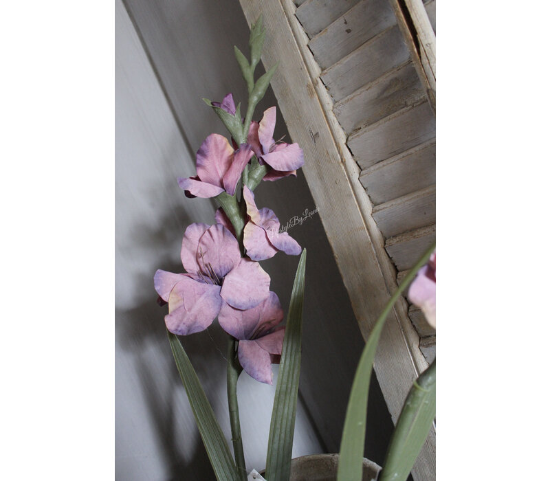 Brynxz real touch Gladiool purple 95 cm