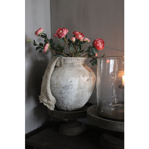 Brynxz zijden Ranonkel dark pink 60 cm 