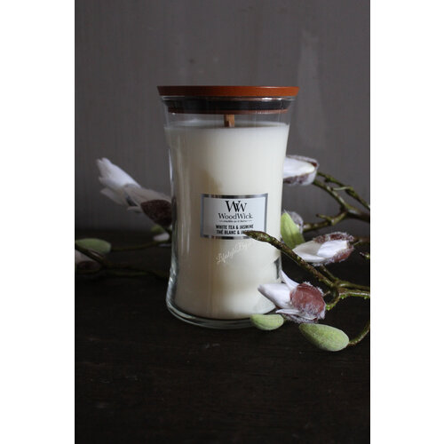 WoodWick White tea & jasmine large 
