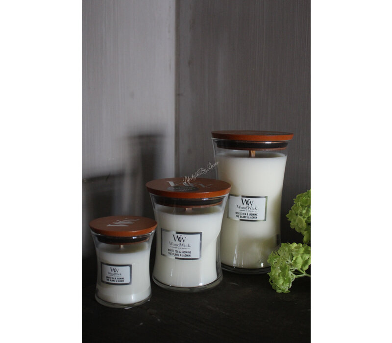 WoodWick White tea & jasmine medium