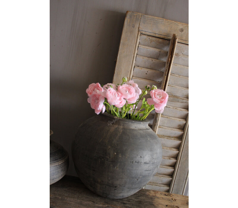 Zijden Ranonkel bundel light pink 38 cm
