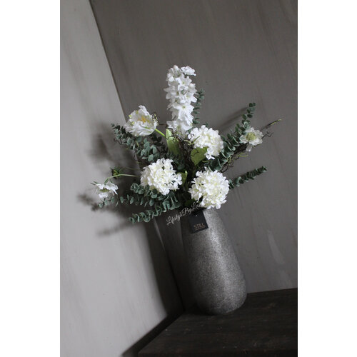 Namaak Hortensia Allette white 40 cm 
