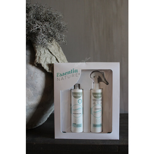 Essentia cadeaupakket wasparfum + schoonmaak spray White musk 