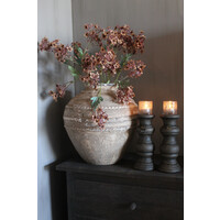 Brynxz zijden tak Baby's Breath light brown 80 cm