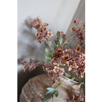 Brynxz zijden tak Baby's Breath light brown 80 cm