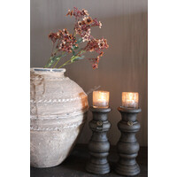 Brynxz zijden tak Baby's Breath light brown 80 cm