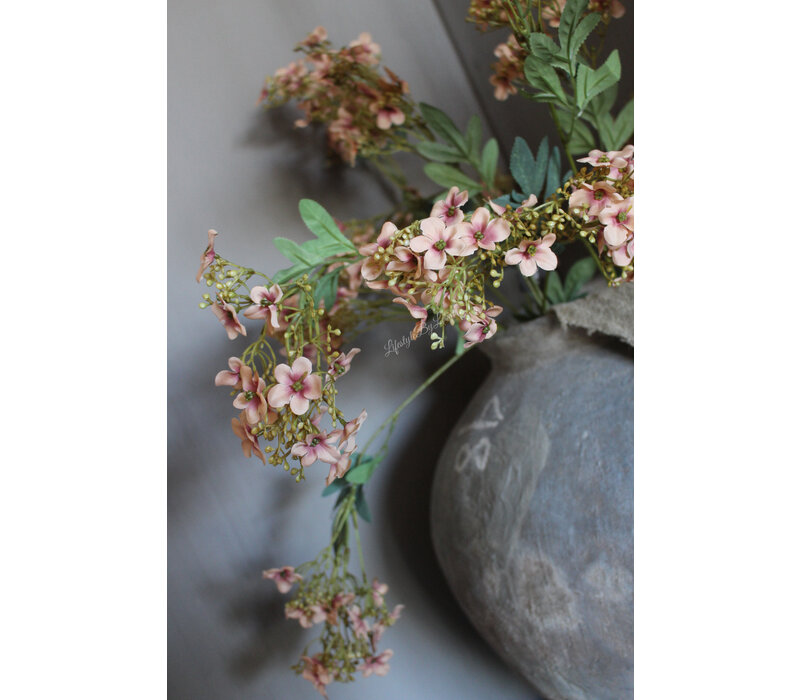 Brynxz zijden tak Baby's Breath light pink 80 cm