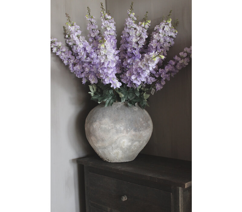 Brynxz zijden tak Delphinium pastel paars 105 cm
