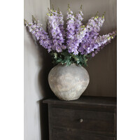 Brynxz zijden tak Delphinium pastel paars 105 cm