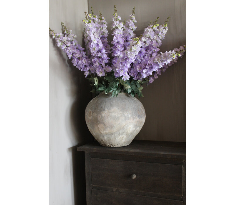 Brynxz zijden tak Delphinium pastel paars 105 cm