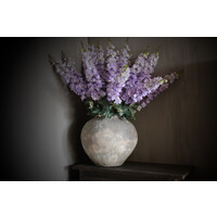 Brynxz zijden tak Delphinium pastel paars 105 cm