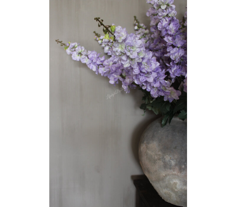 Brynxz zijden tak Delphinium pastel paars 105 cm