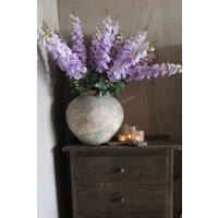 Brynxz zijden tak Delphinium pastel paars 105 cm