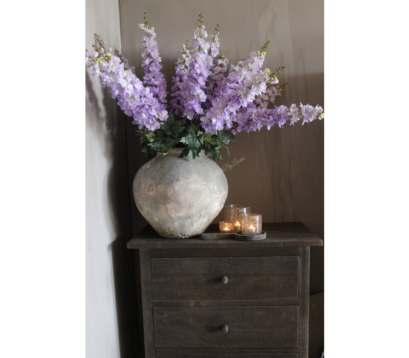 Brynxz zijden tak Delphinium pastel paars 105 cm