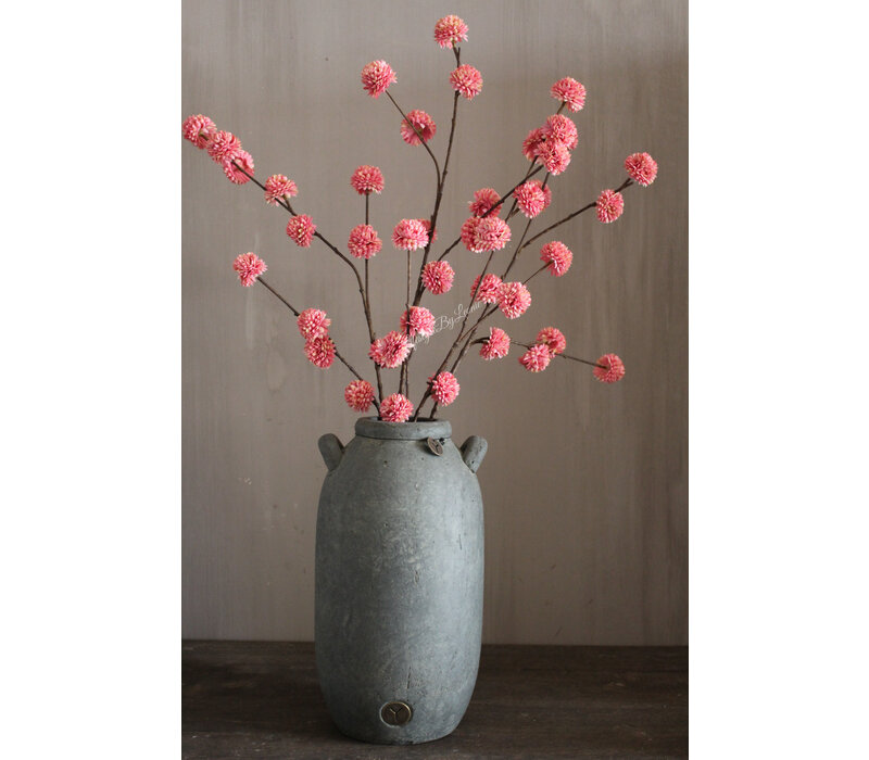 Namaak Pompom tak pink 100 cm